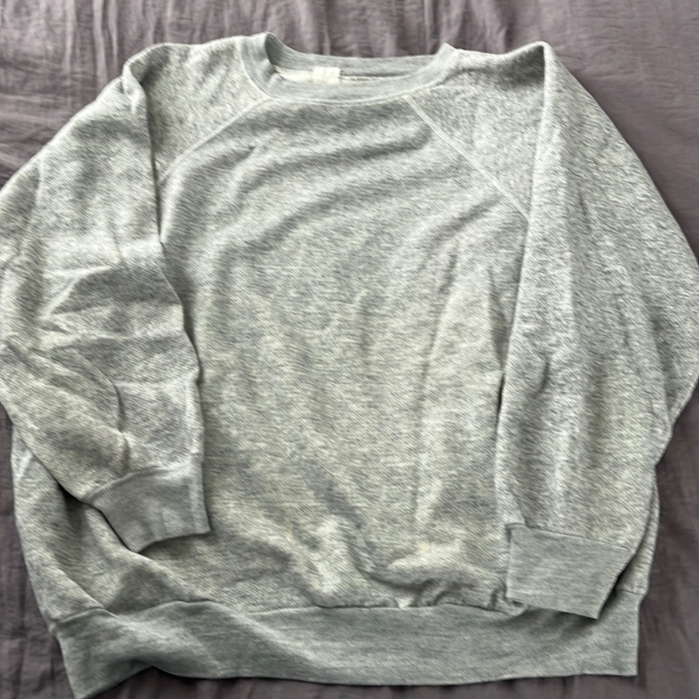 Vintage Montgomery Ward,heather gray, crew neck sweatshirt